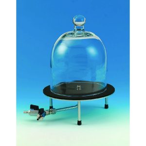 Dispositif de pompage pour expériences dans le vide avec cloche en verre