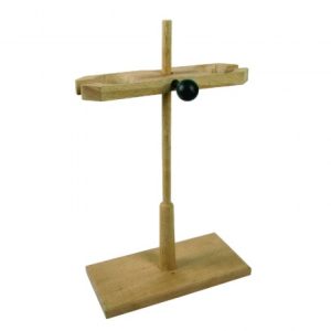 Support  pour  entonnoir en bois