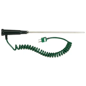 Sonde thermocouple type K rigide avec poignée