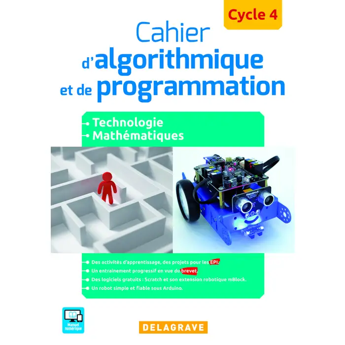Cahier d'algorithmique et de programmation cycle 4 Makeblock