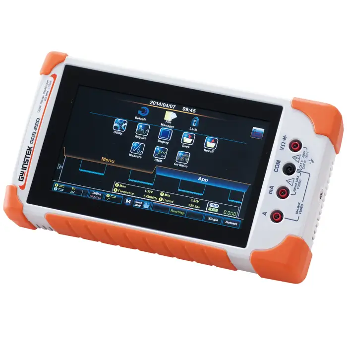 GW Instek GDS-307 - Oscilloscope portable 2x70MHz tactile