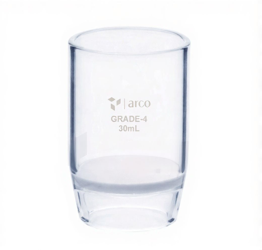 Creuset type Gooch 30 mL – verre borosilicaté avec disque fritté G-4